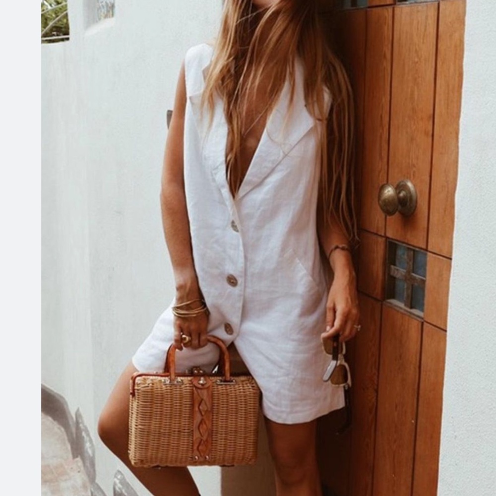 Maurie and Eve Linen Vest / Dress